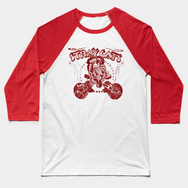 stray red vintage art Baseball T-Shirt by NopekDrawings